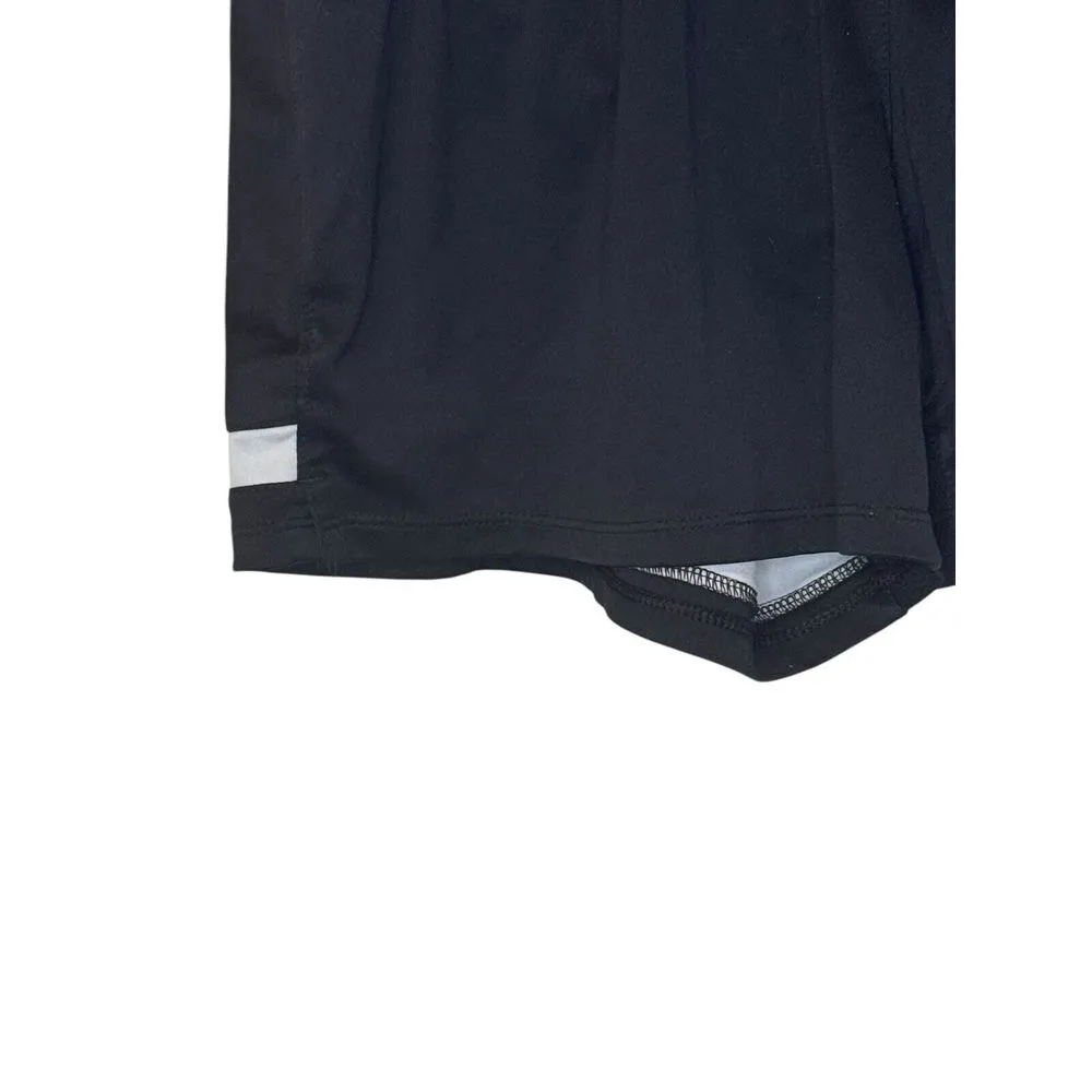 Nike Women's Shorts Dri-Fit Lined Striped Athletic Swoosh Drawstring Waist Small - Image 3