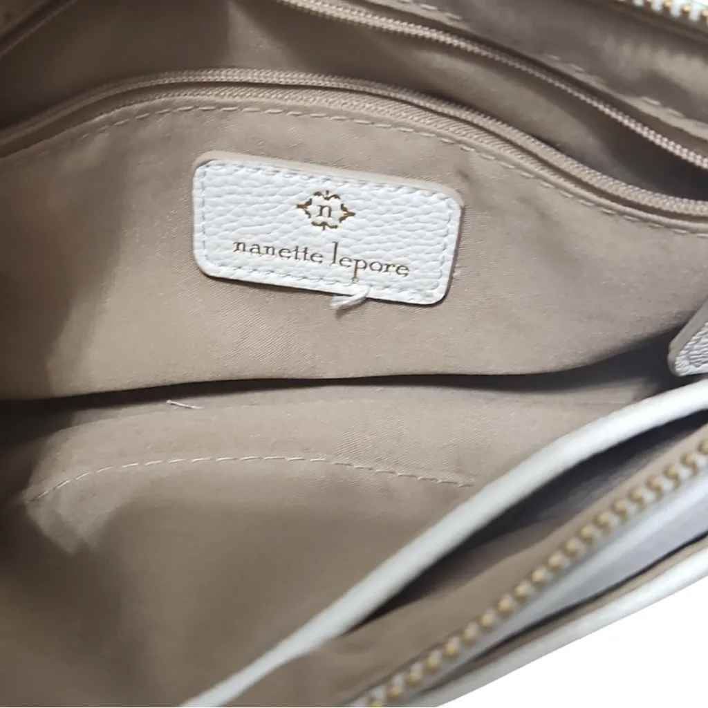 Nanette Lepore Ivory Wristlet and Card Holder - Image 4