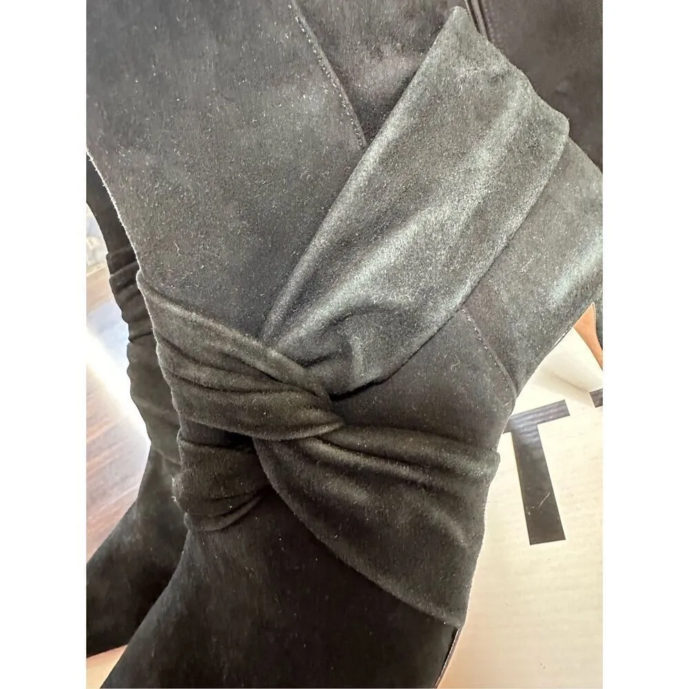 Size 8B Schutz Adryen Suede Ankle Boots in Black - Image 6