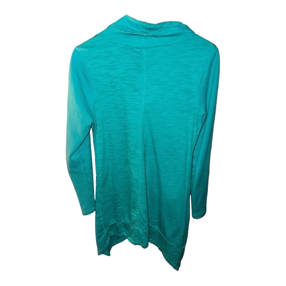 Neon Buddha Teal Green Cowlneck Tunic Hoodie Size XS - Image 4