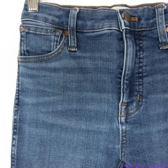 Madewell women's 10" High-Rise Skinny Jeans in Bradshaw Wash, size 23‎ - Image 16