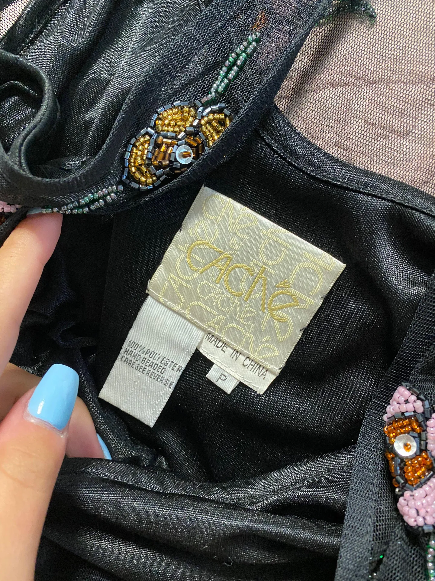 Cache Sheer Dress - Image 4