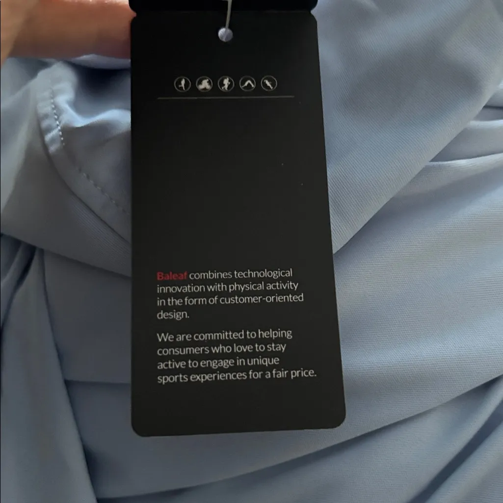 Baleaf Women's UPF 50+ Lightweight Sun Hoodie Sz L Kentucky Blue Active Cycling - Image 6