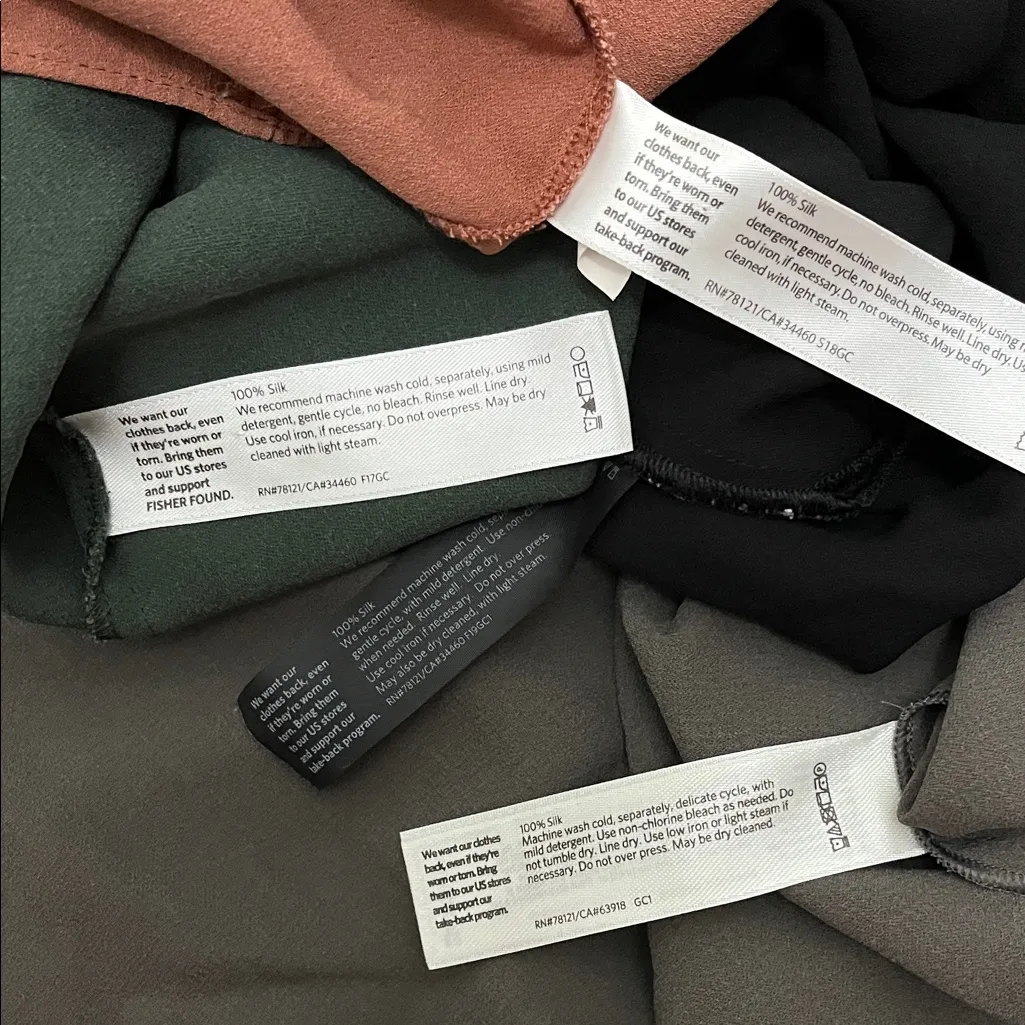 Eileen Fisher 100% Silk Sleeveless Tank Tops - Size Small - Image 11