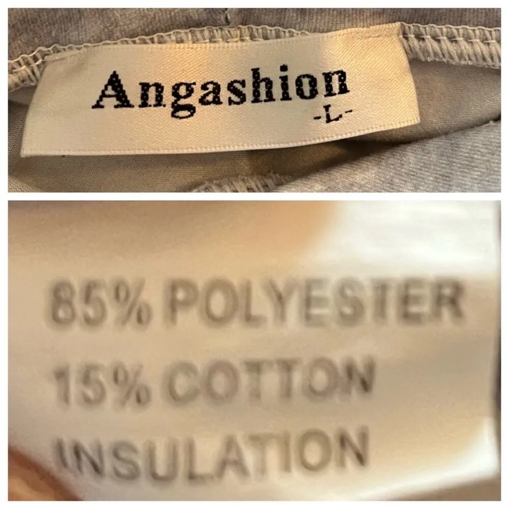 Angashion Pullover Hoodie Long Sleeve Kangaroo Pocket Floral Women’s Size Large - Image 12