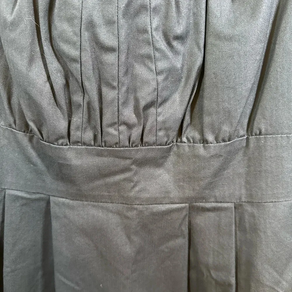 J. Crew Factory Navy Suiting Line‎ Sleeveless Lined Zip Back Closure Size 6 - Image 5