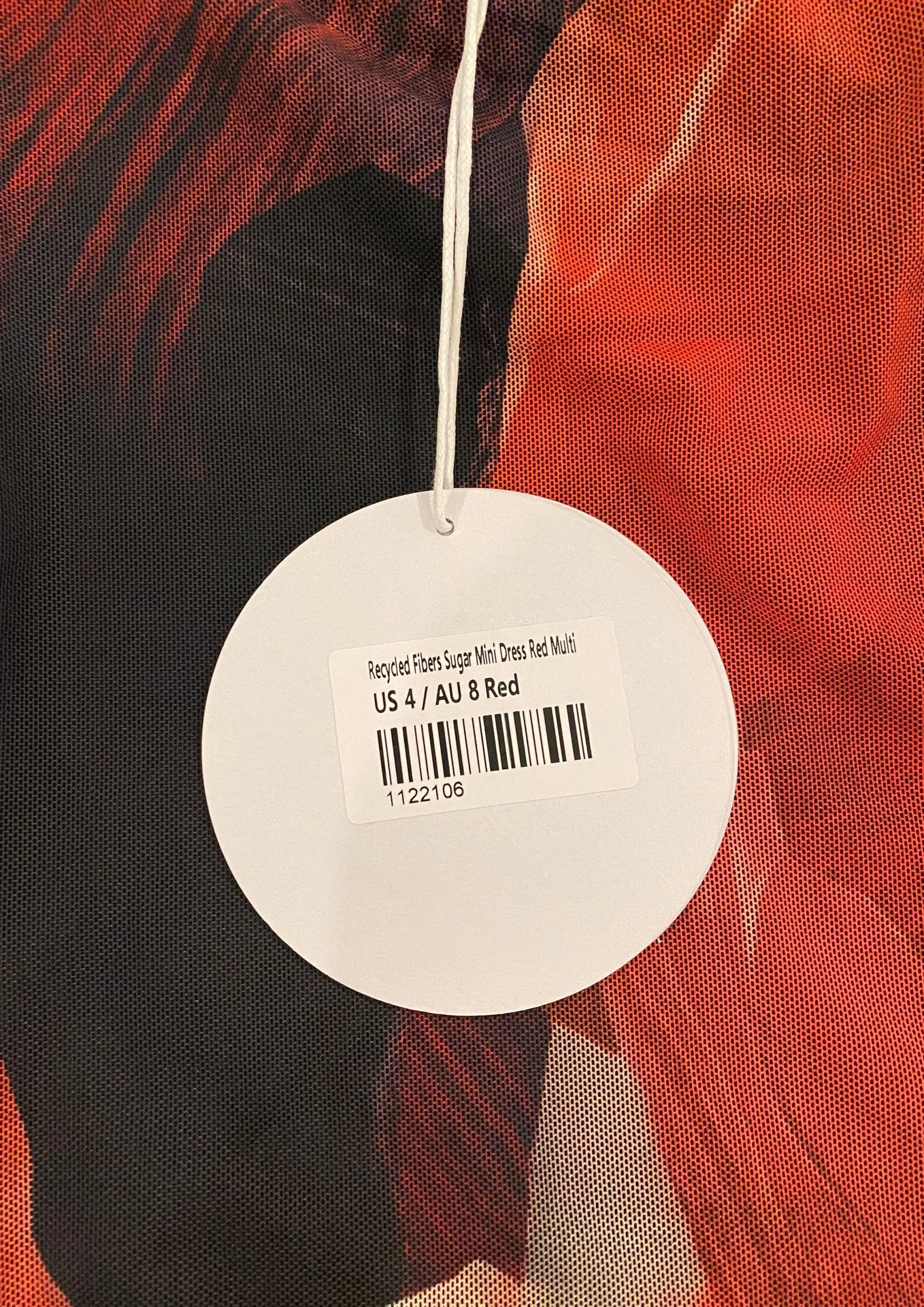 Princess Polly Red Abstract Pattern Dress - Image 3