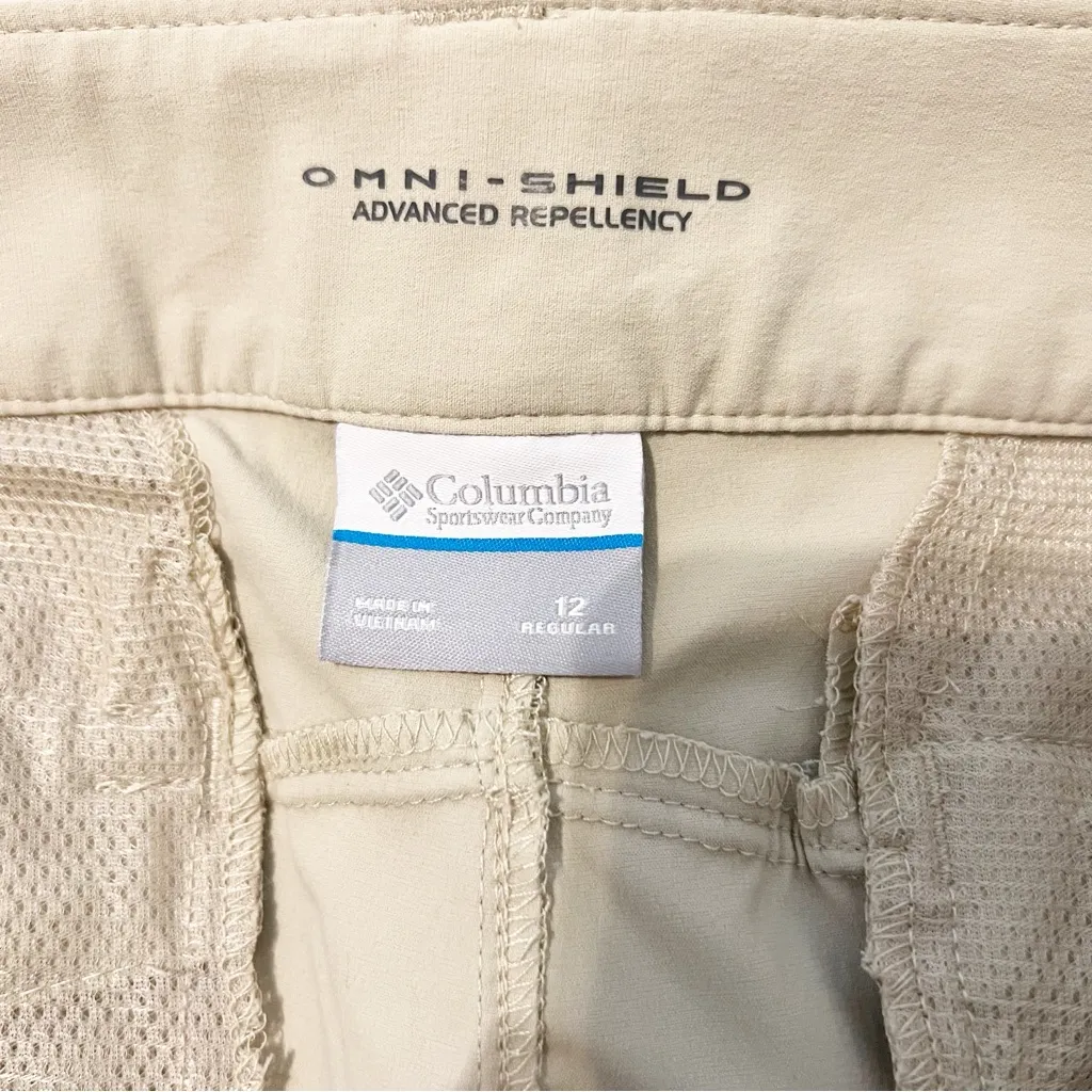 Columbia Women's Saturday Trail Stretch Convertible Pant Tan Size 12 Regular - Image 5