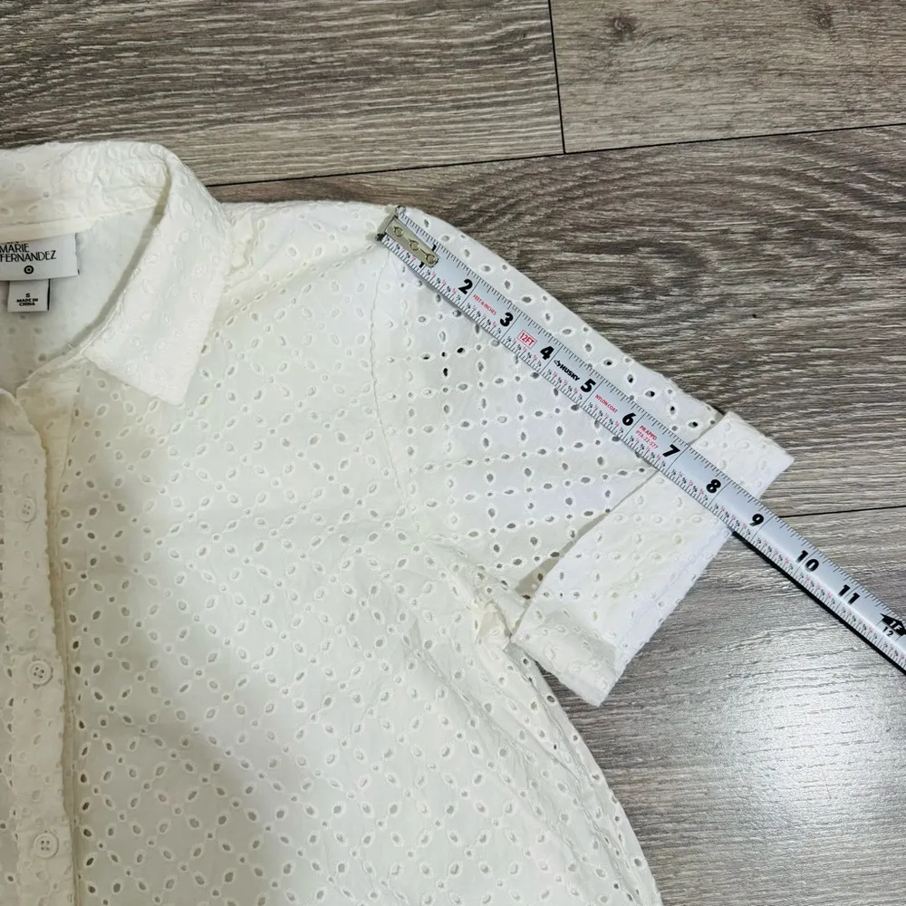 Lisa Marie Fernandez for Target White Eyelet Button - Image 13