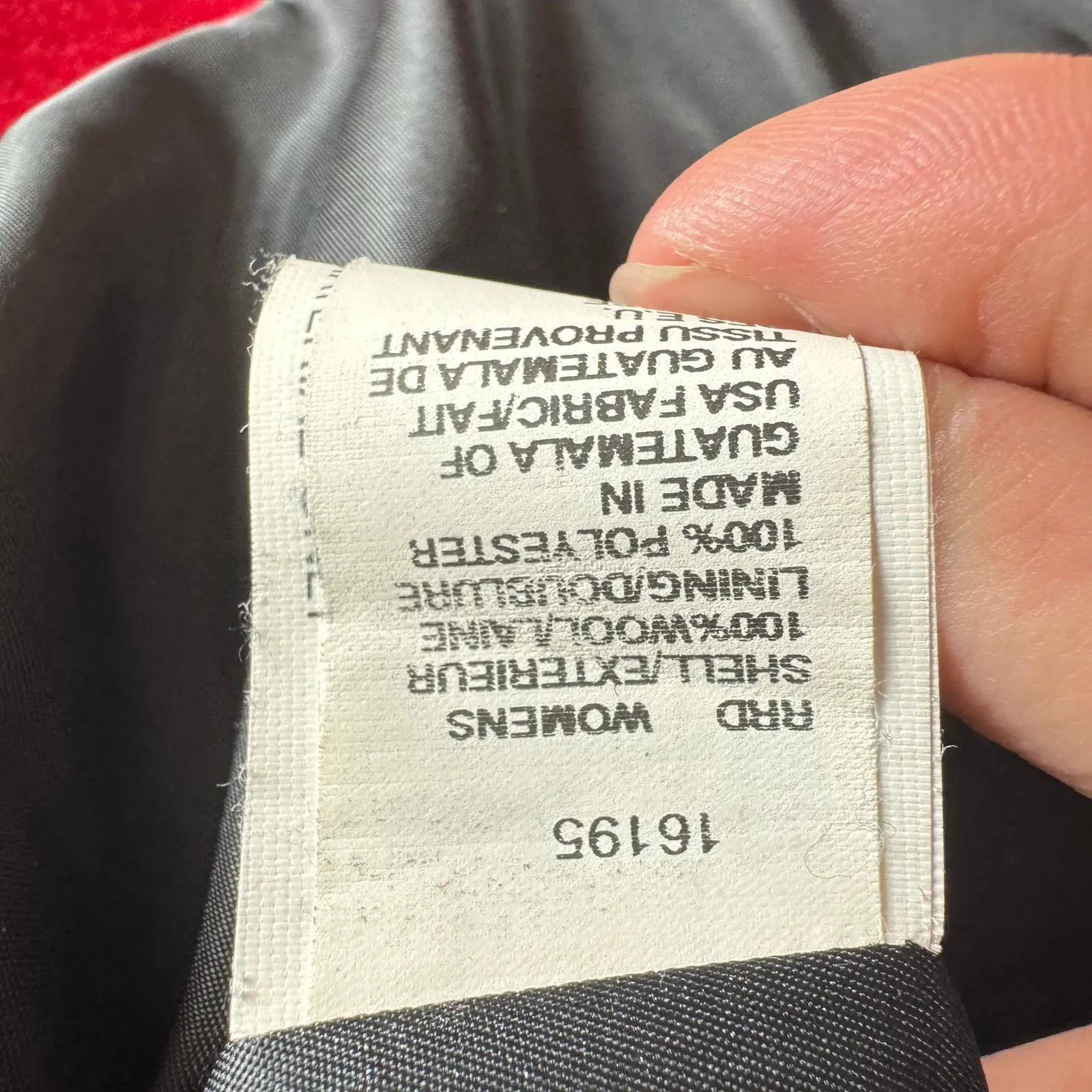 Woolrich Vintage 100% Wool Full Zip Quilted Lined Mock Neck‎ Vest Women's Size L - Image 6