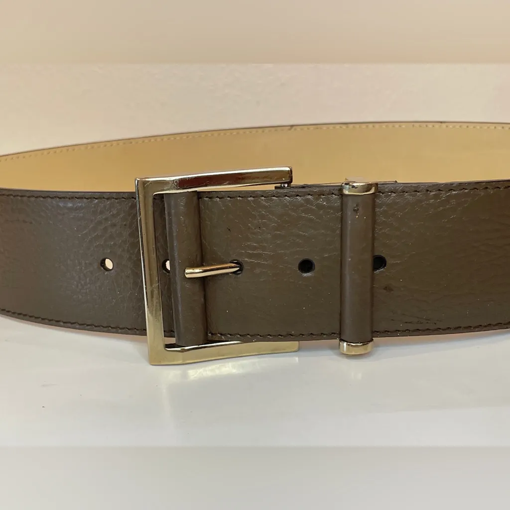 Banana Republic Women’s Vintage Brown Genuine Leather‎ Belt Size M - Image 3