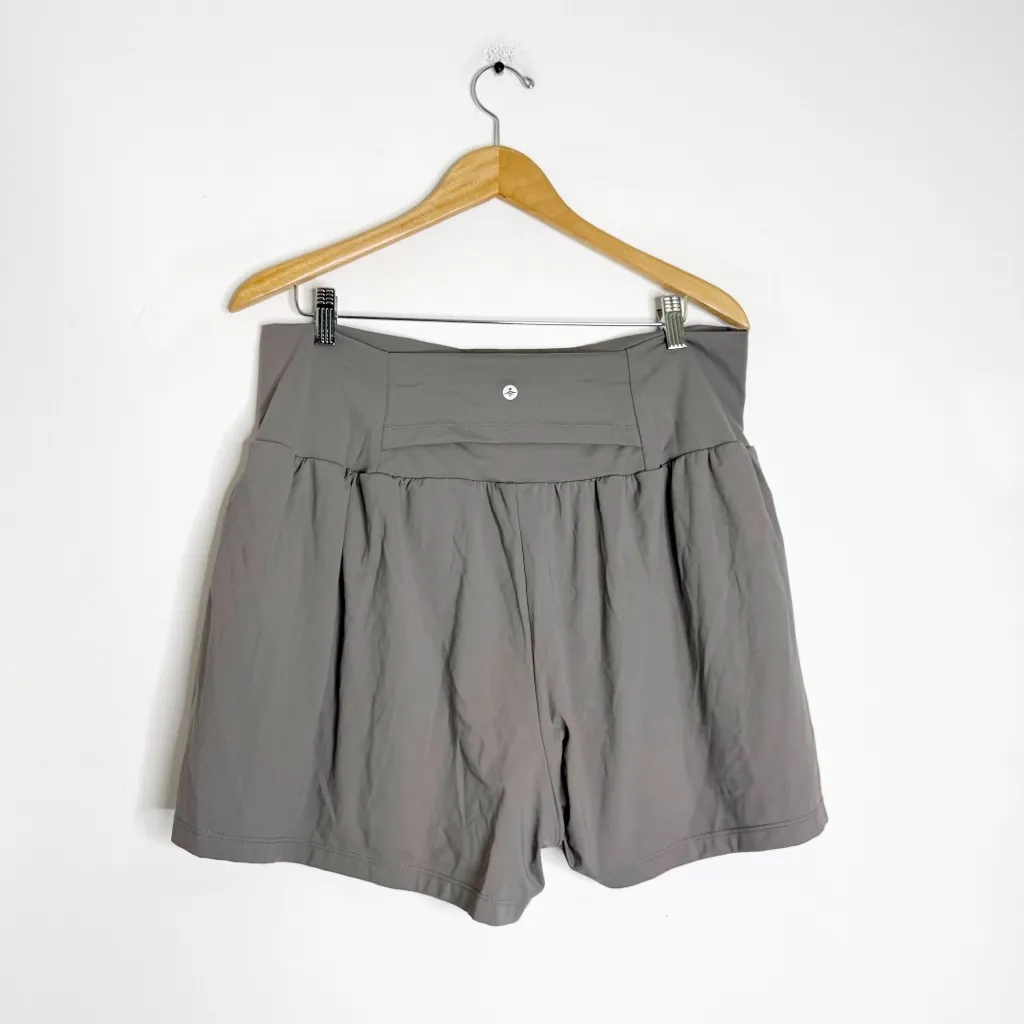 Halara SoftlyZero Airy Super High Waisted Cool Yoga Shorts Pockets 2X Long - Image 3