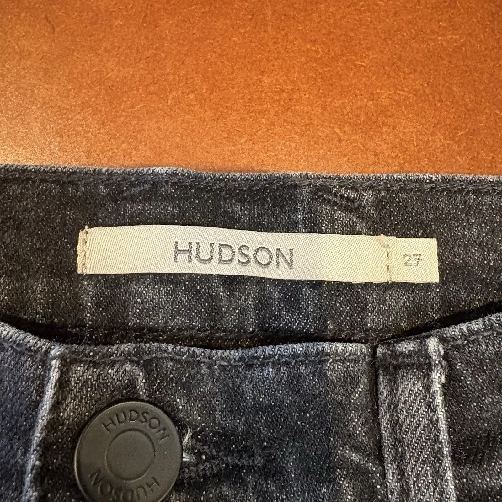 Hudson Women's Harlow Ultra High Rise Dark Raven Black Ankle Jeans Size 27 - Image 4