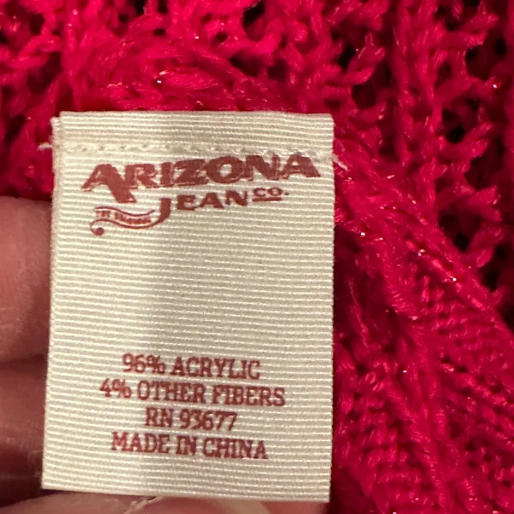 Arizona Jeans Arizona Jean Company Pink knitted Short Sleeves Top SZ XL 14/16 - Image 4