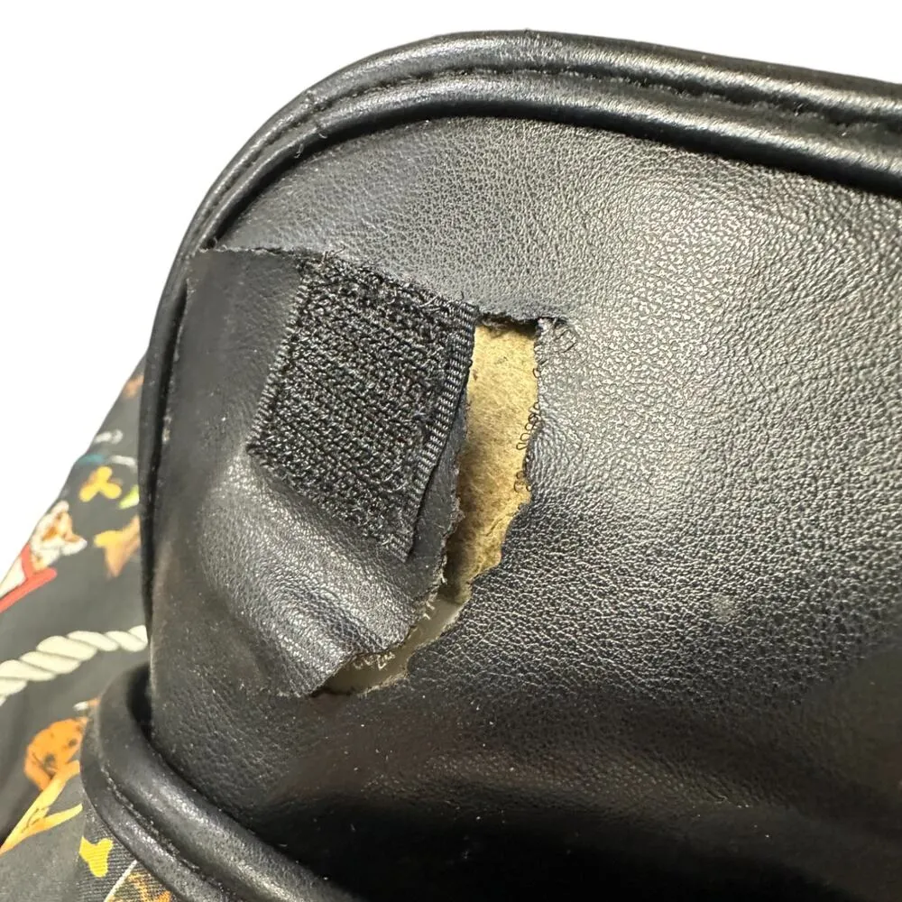 RARE Take Cover x Nicole Miller VINTAGE Y2K Animal Pets Shoulder Tote Duffle Bag - Image 9