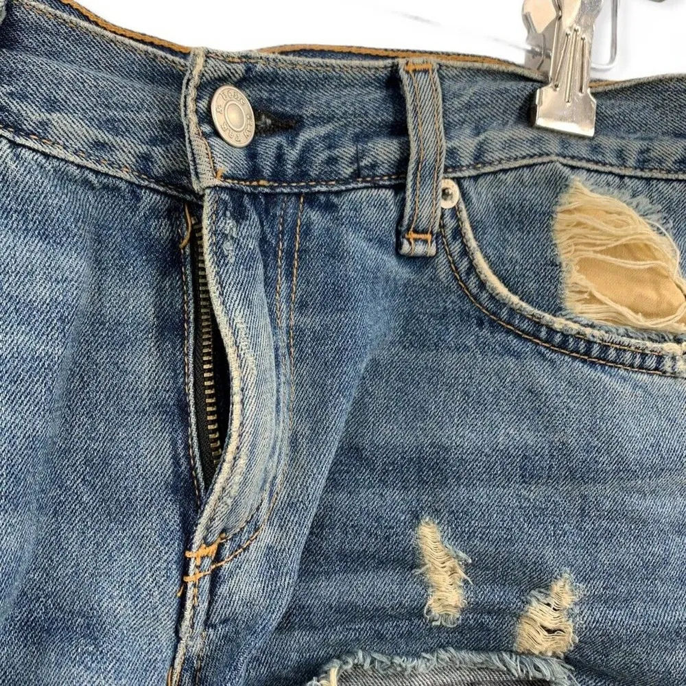 Rag & Bone Distressed Denim Cutoff Shorts Size 25 - Image 2