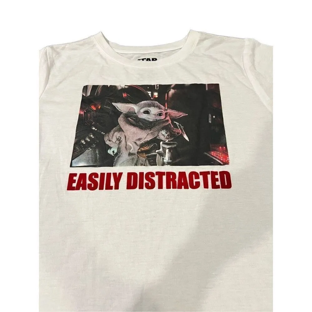 Star Wars baby YODA easily distracted tee - Image 6