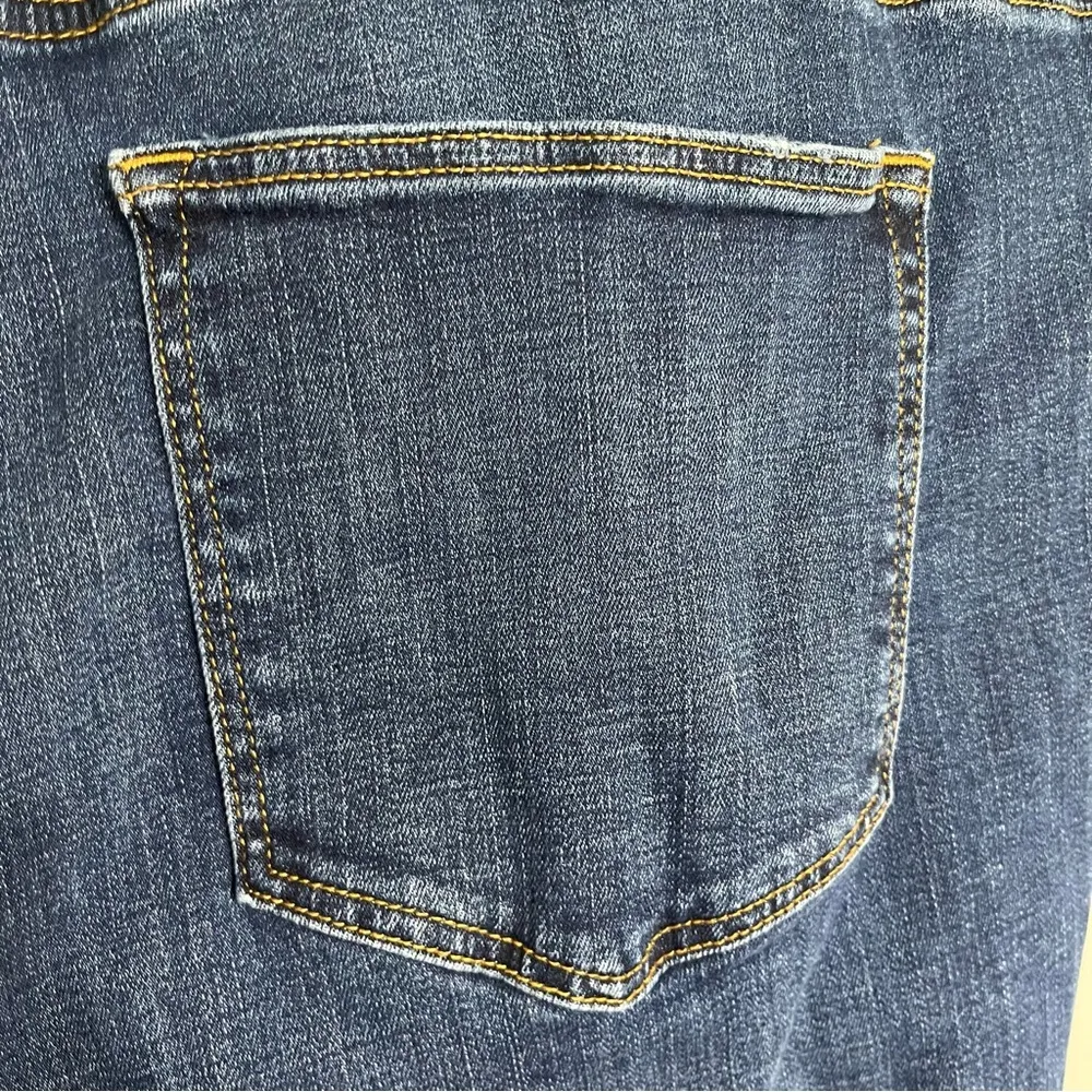 Talbots‎ High Waist Straight Leg Women's size 22W  Dark Wash Blue Denim Jeans - Image 12