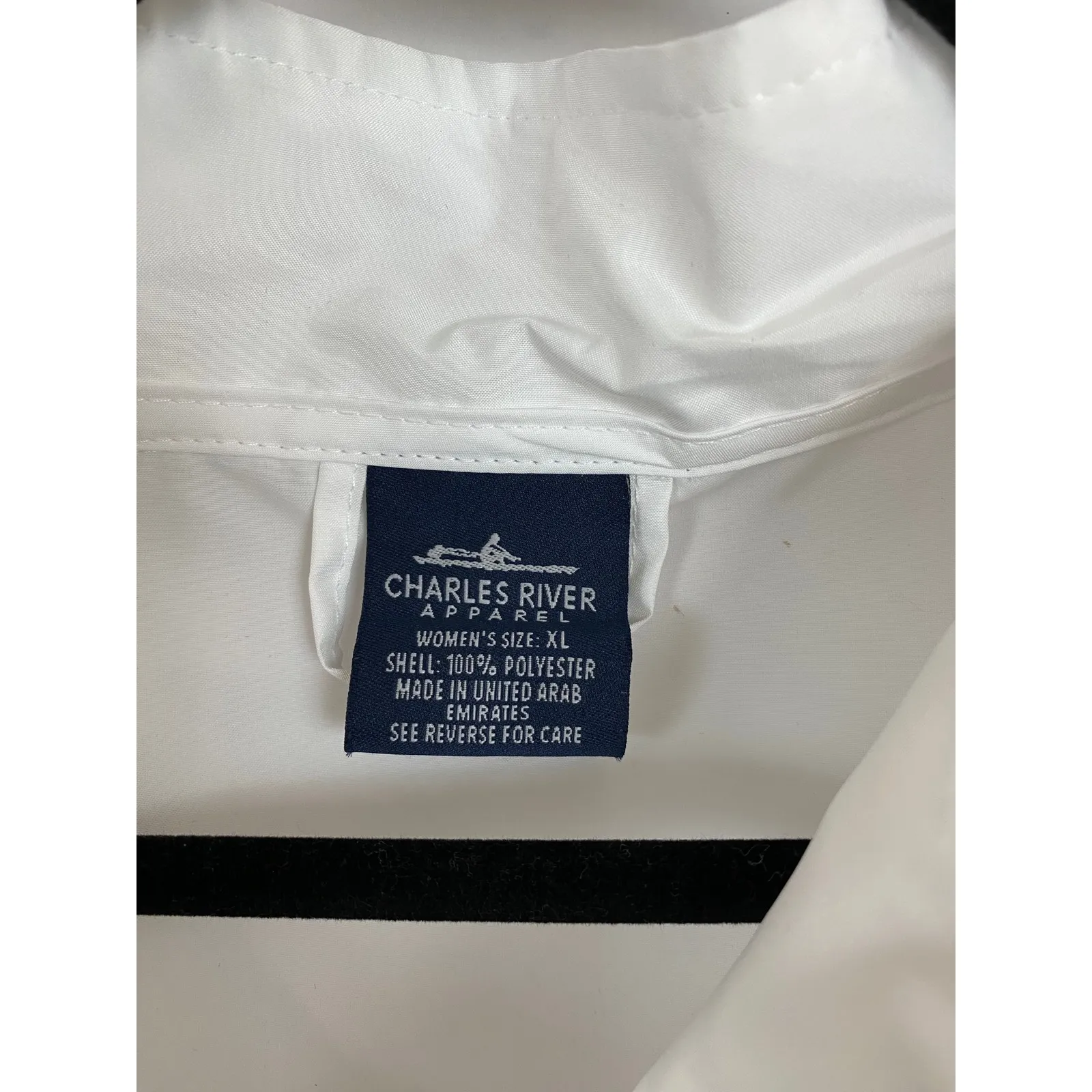 Women'sā Size XL Harvard Crimson White Lightweight Windbreaker Jacket - Image 5