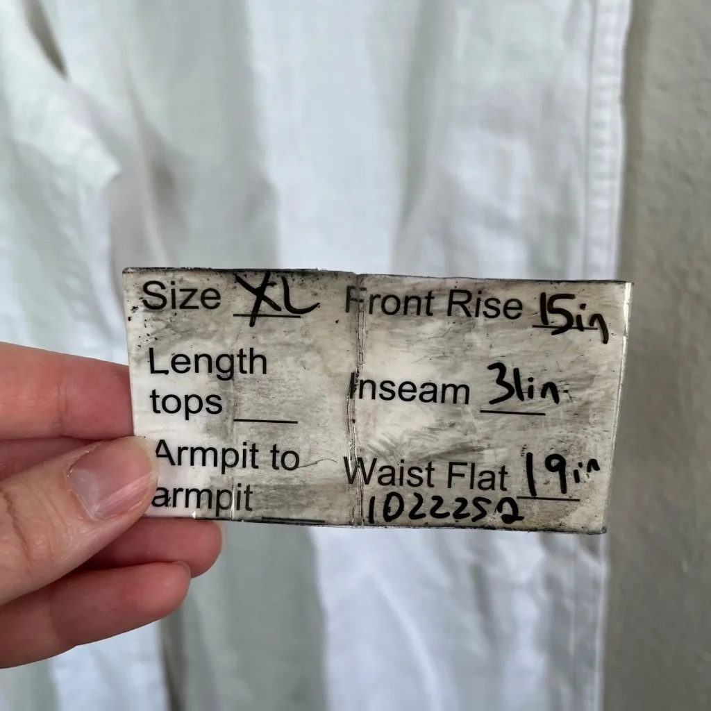 Club Monaco Womens White Linen Side Tie Wide Leg Pants XL - Image 9