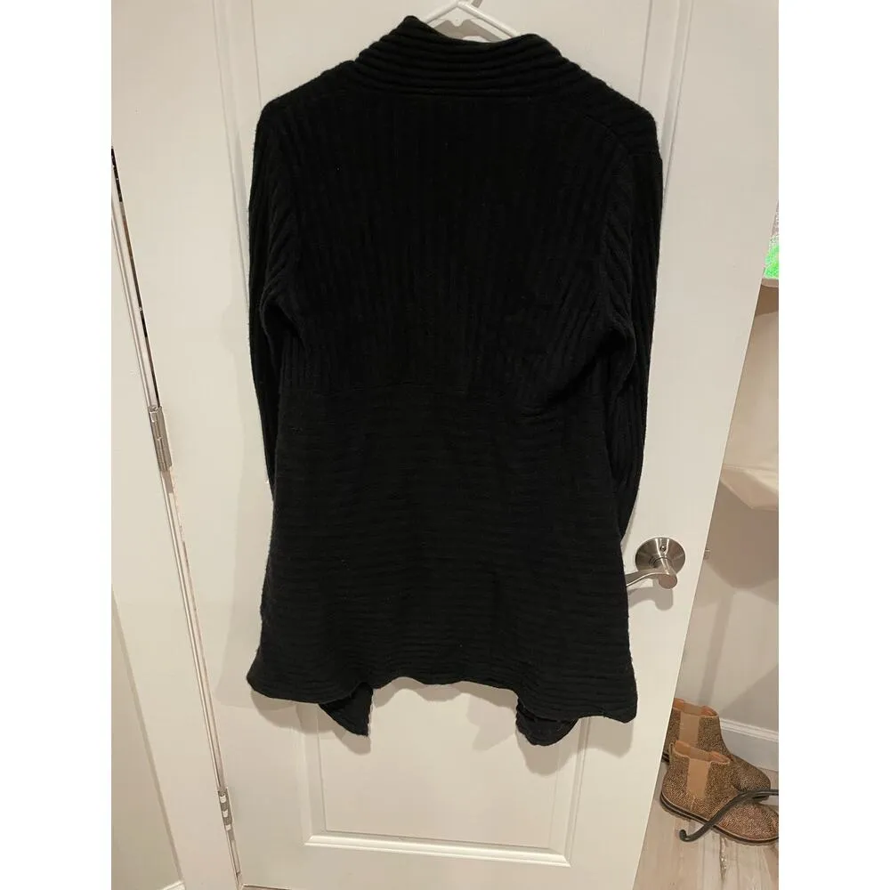 Autumn Cashmere black cardigan size small - Image 3