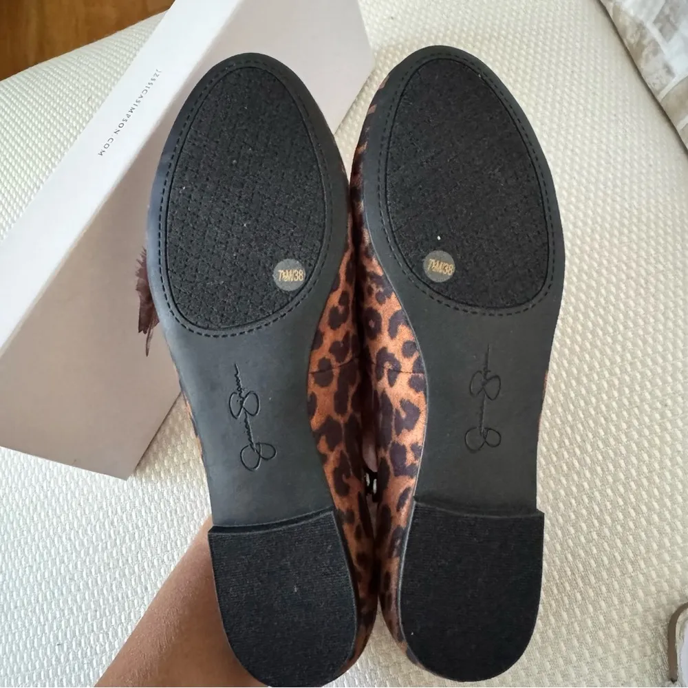 Bingley Lace Up safari leopard animal print Flats size 7.5 NWT - Image 8
