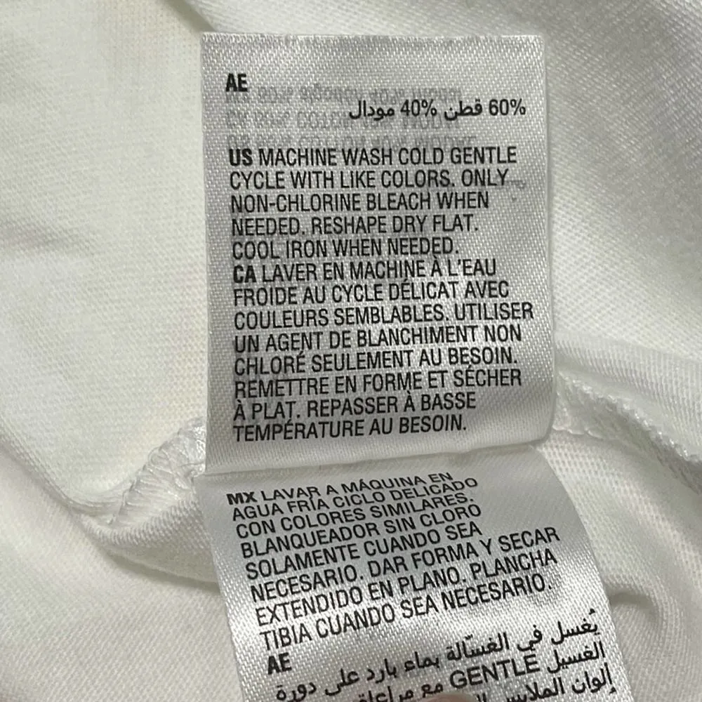 Women's Karen Scott Braided Neck T-Shirt White Medium Tee Shirt Casual Bright‎ - Image 11