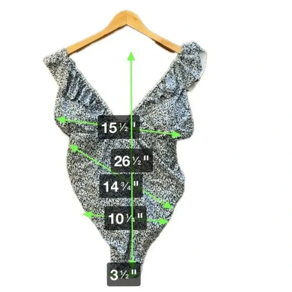 Pink Blush Ruffle Bathing Suit Size Extra Large‎ - Image 3