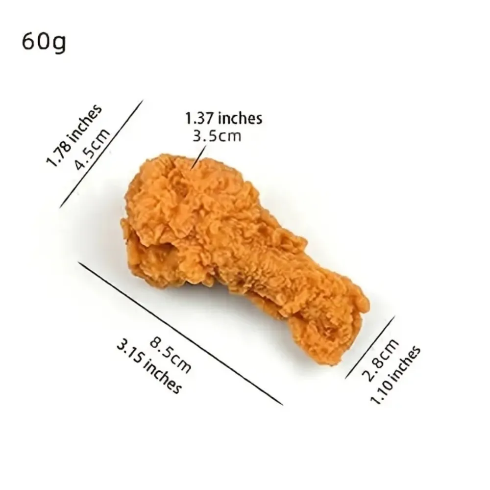 NWT! Fried Chicken Leg Cute Stlyish Key Chain NEW - Image 4