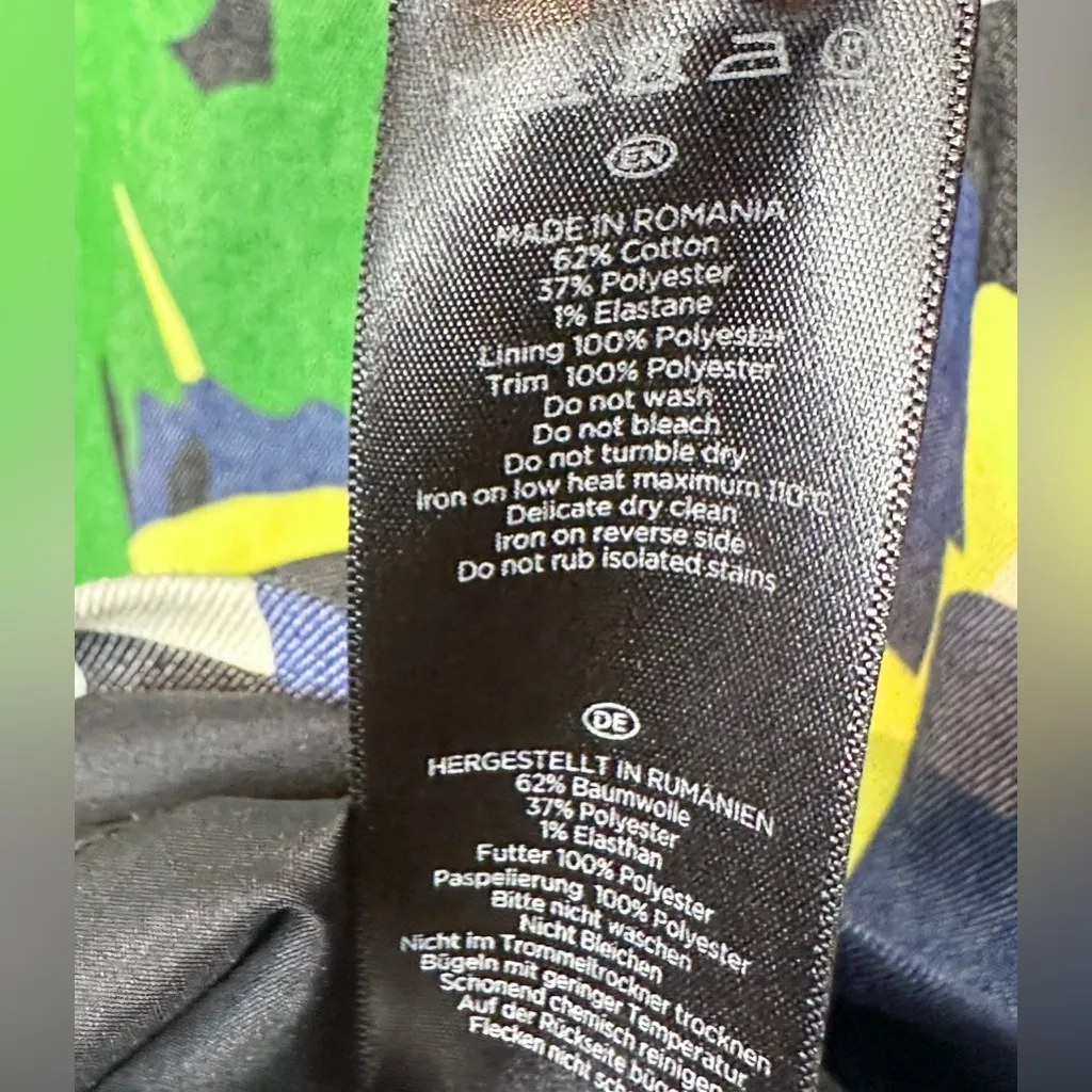 Hobbs London Sita Floral Navy Yellow White Multi Colored Shift Dress - Image 11