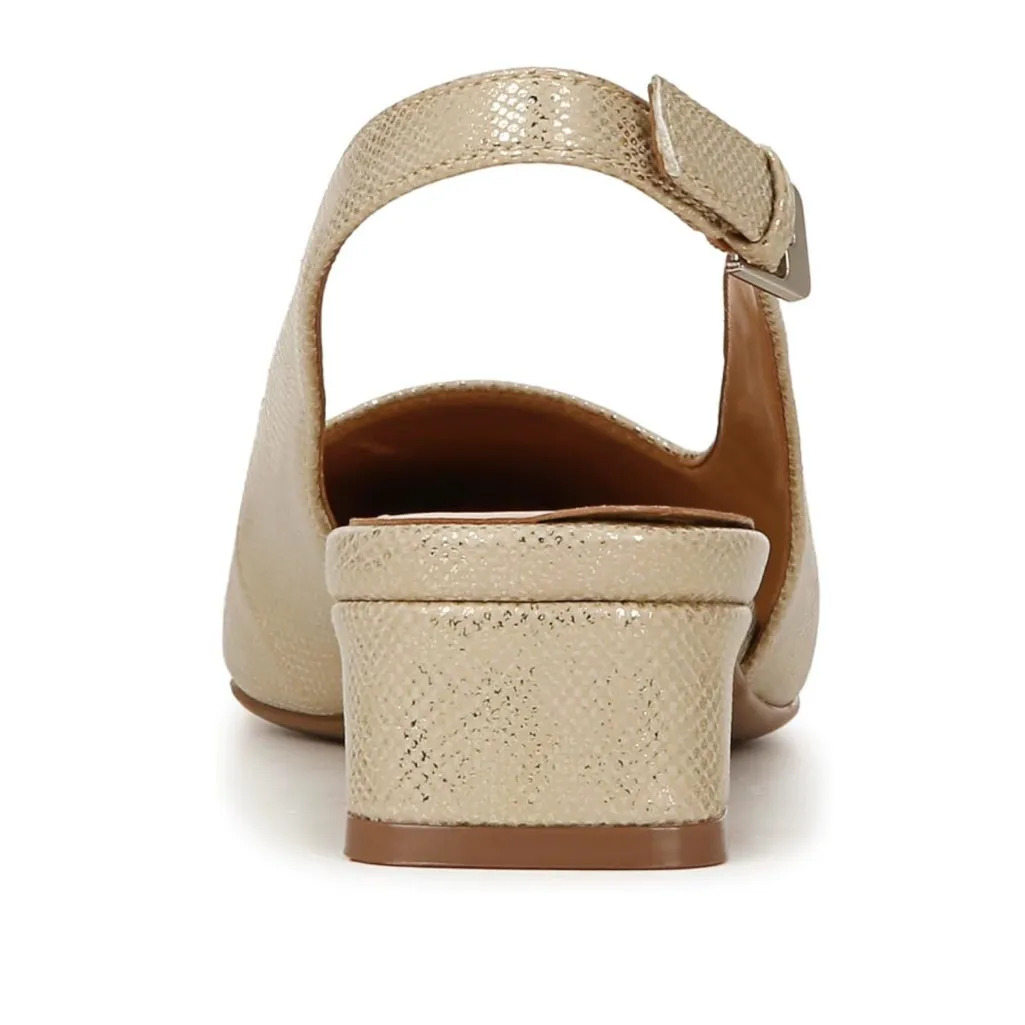 Naturalizer Women’s Ginger Snip Toe Slingback Pumps Beige 8.5W - Image 4