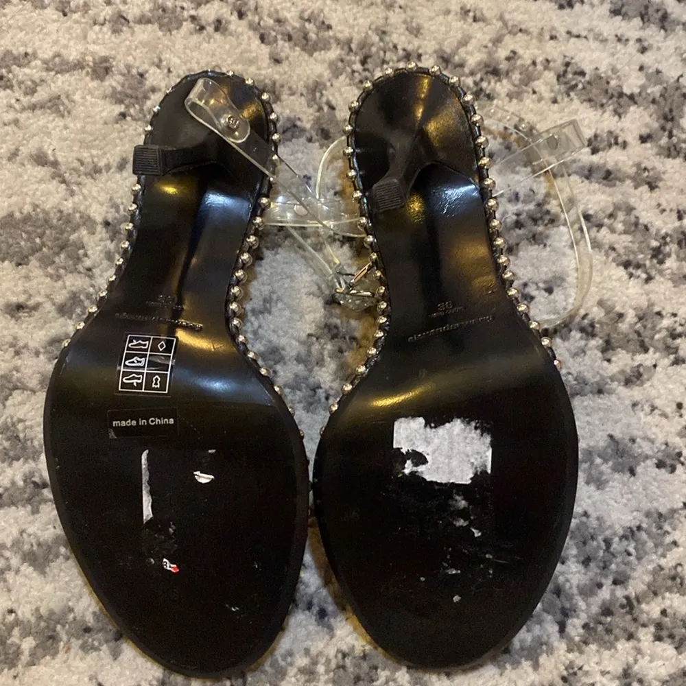 Alexander Wang Nova 85MM PVC Sandals size 38 - Image 4