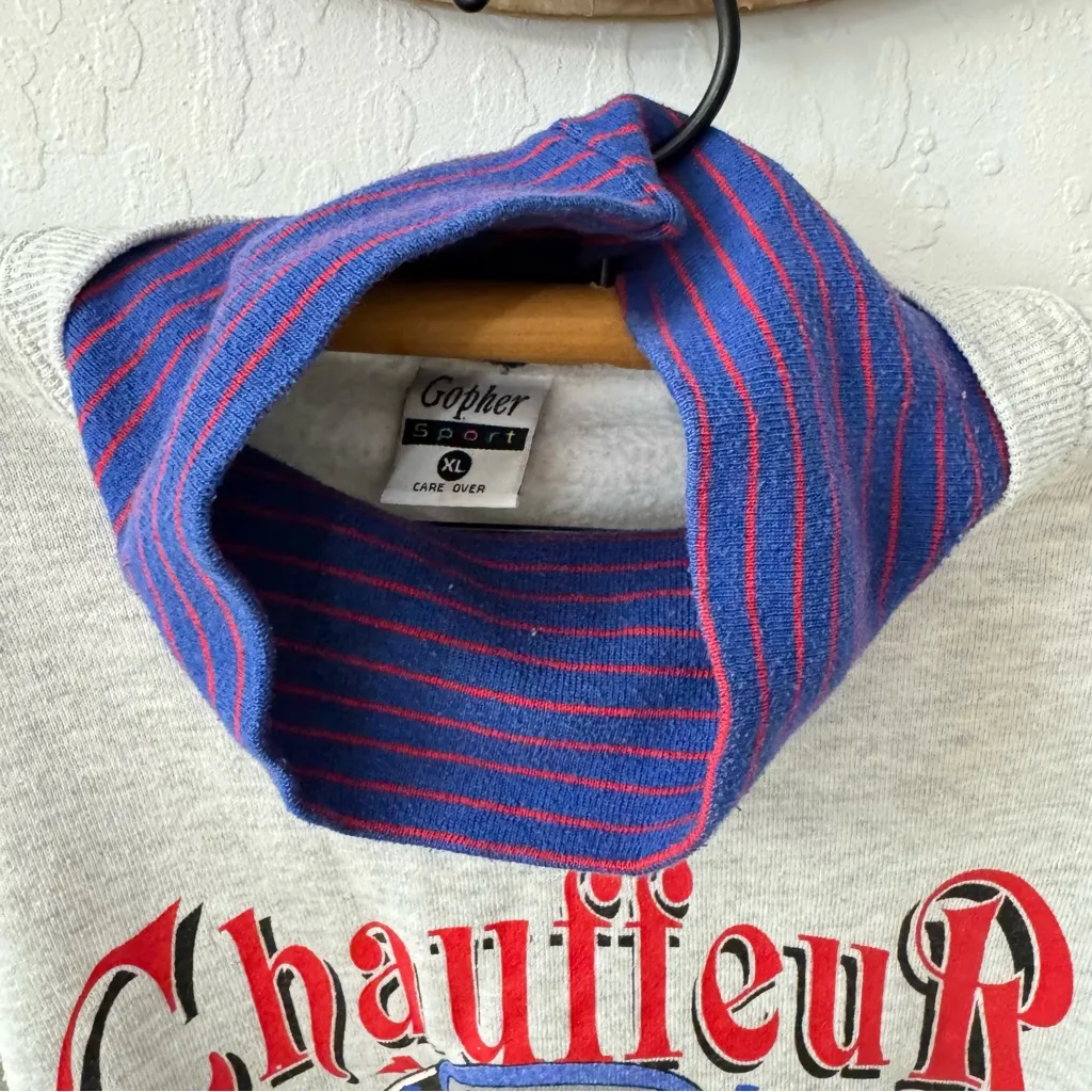 Vintage Mom Gopher Chauffeur Turtleneck Sweater Pull Over XL - Image 2