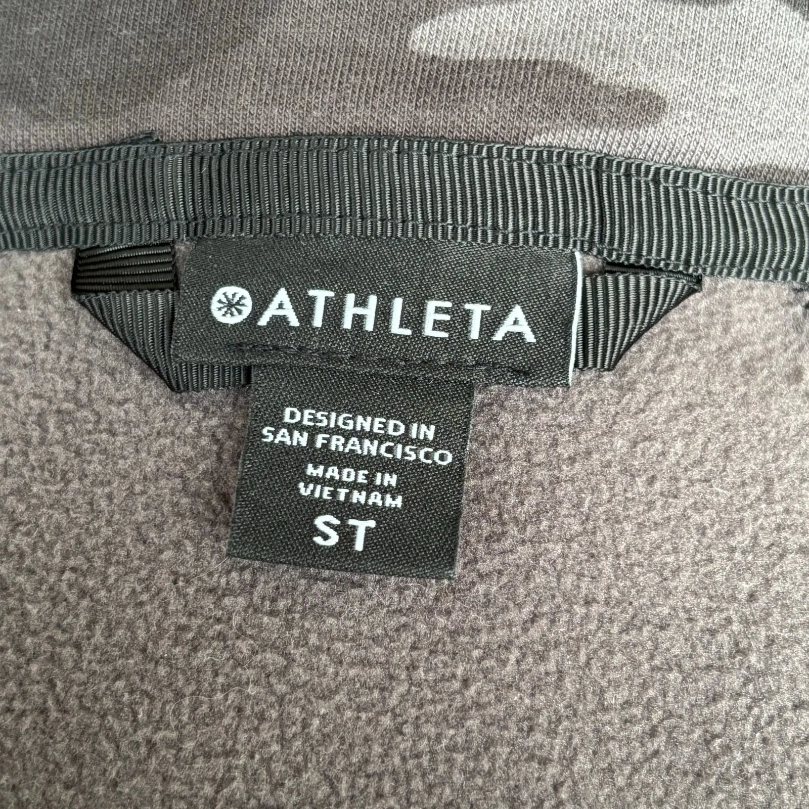 Athleta Camo Zip Up Athletic Triumph Jacket Sz S Tall  - Image 7