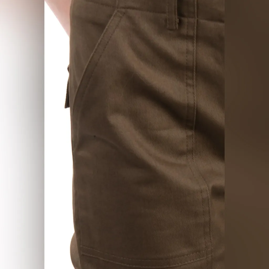 NEW VERONICA BEARD Field Cargo Trousers Green Stretch Cropped Jogger sz 2 - Image 8