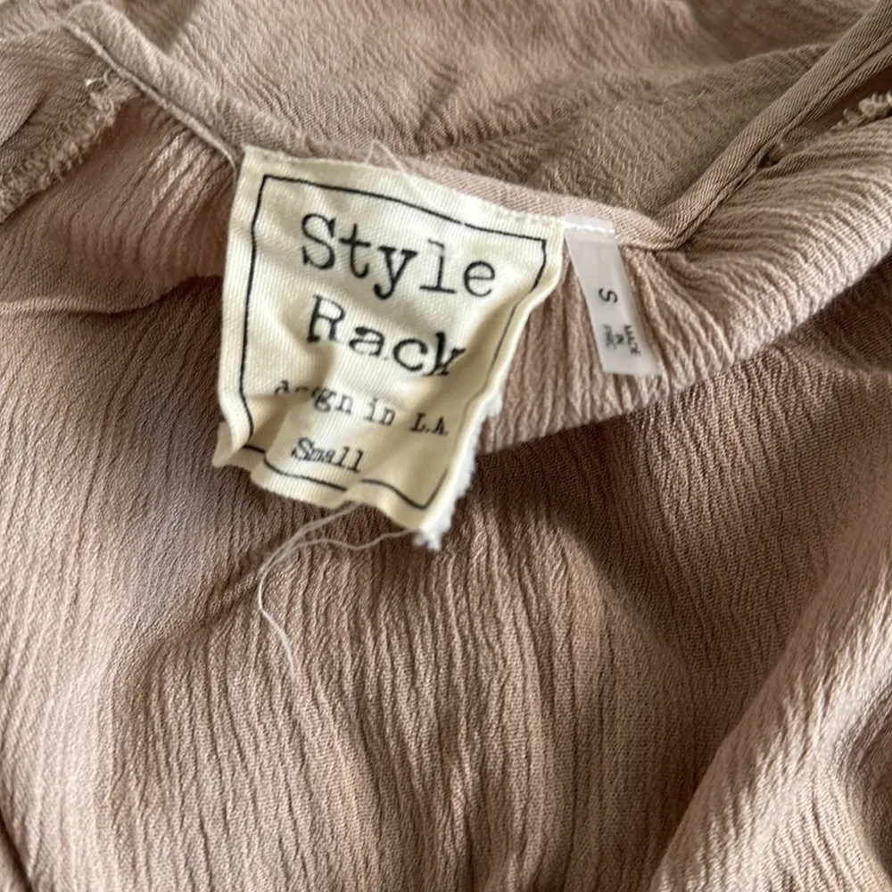 Style Rack Linen Dress Sz Sm - Image 4