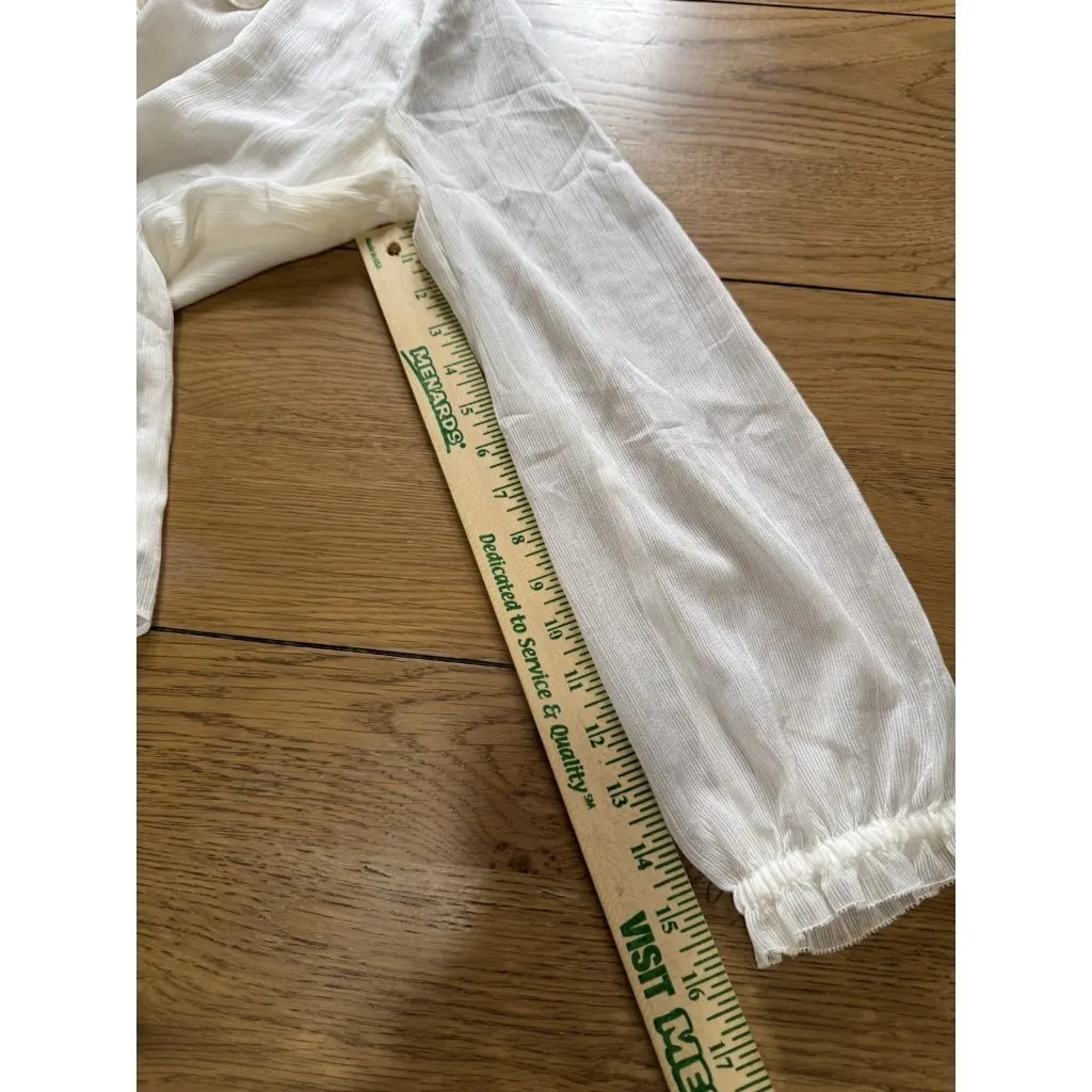 Ann Taylor Women Size Large Long Sleeve Lightweight Blouse V Neck Office Career - Image 7