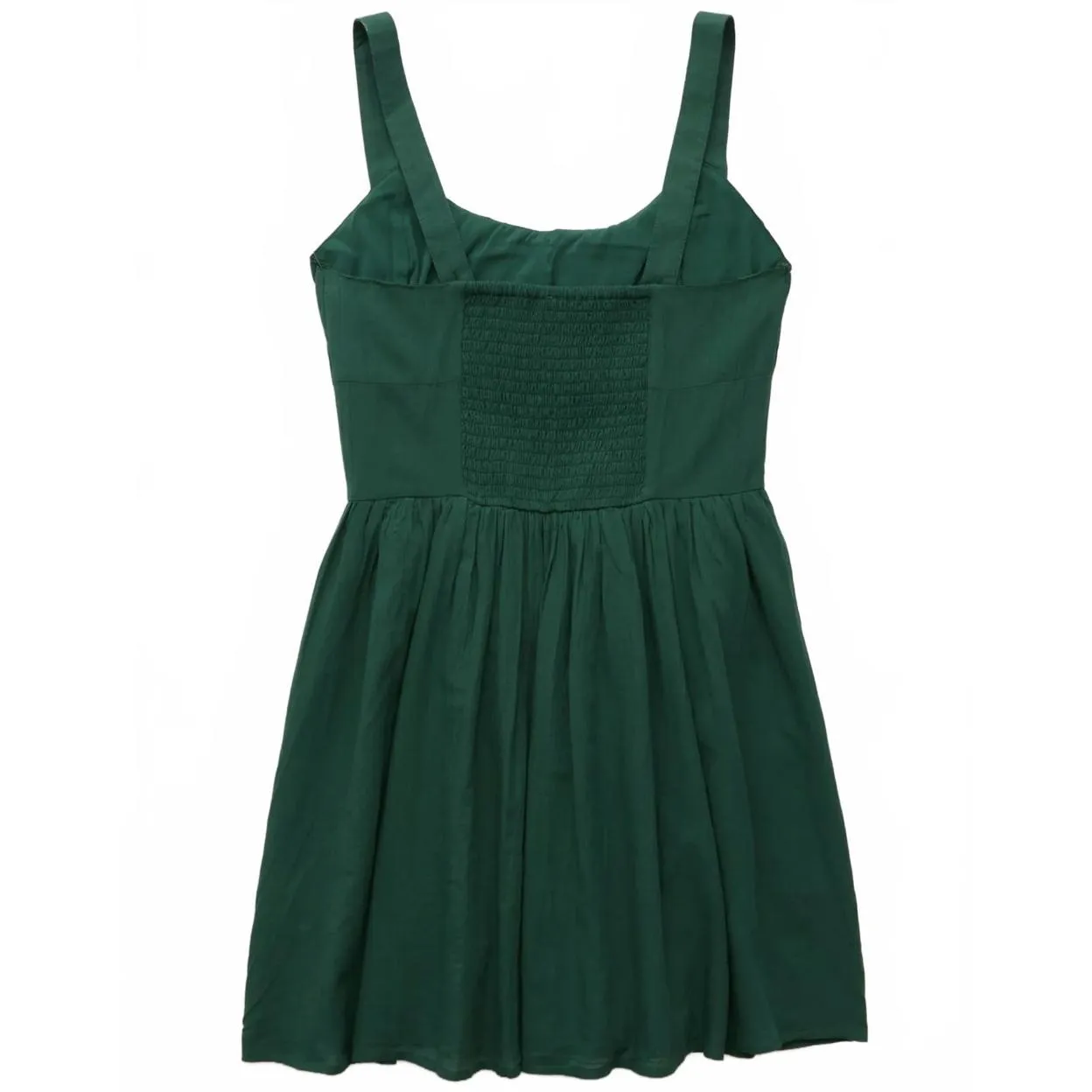 AE Tie Front Corset Mini Dress American Eagle XS Green - Image 4