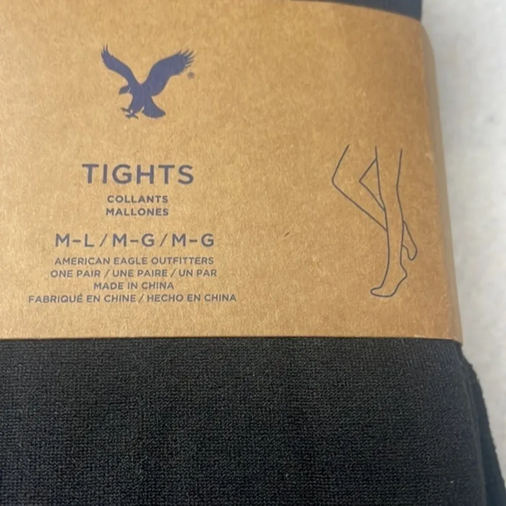American Eagle Outfitters tight woman’s black fleece lined NWT leggings Sz M/L - Image 4
