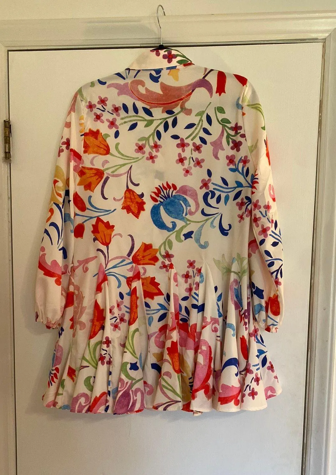 Floral Button Down Dress Multi Size M - Image 3