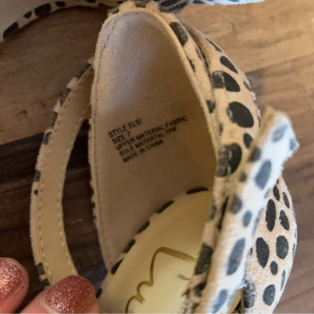 Lulus Baby Cheetah Single Ankle Strap Heels Size 7 Shoes - Image 7