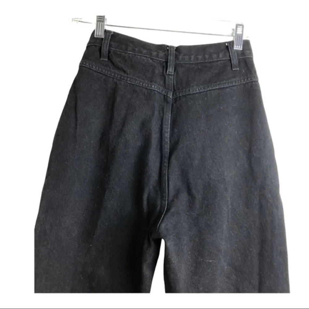 V Cristina Vintage 80's High Waist Black Mom Jeans Size 9 - Image 7