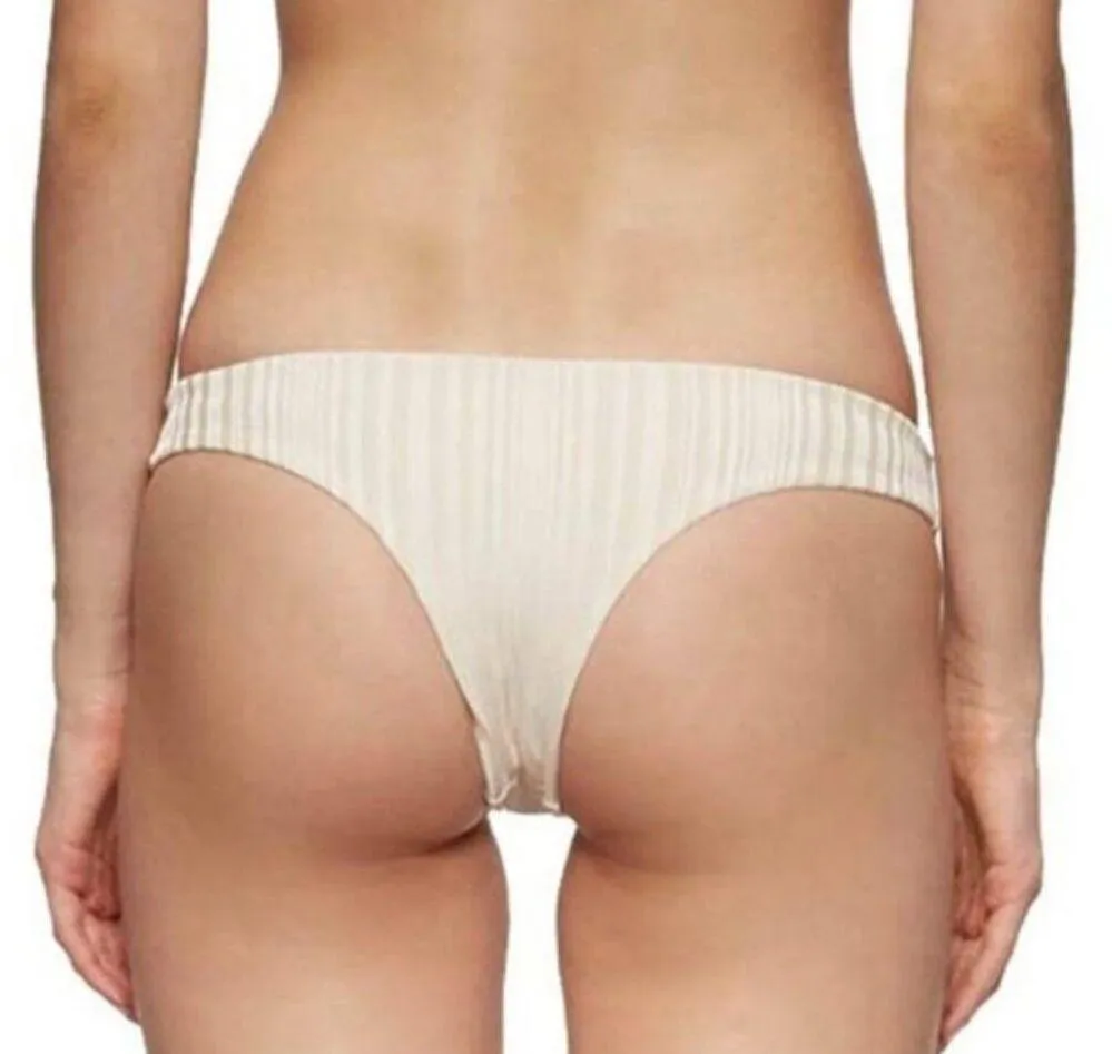 NWT Tavik Ali Mini Slinky Rib Swim Bottom in Tapioca - Image 9
