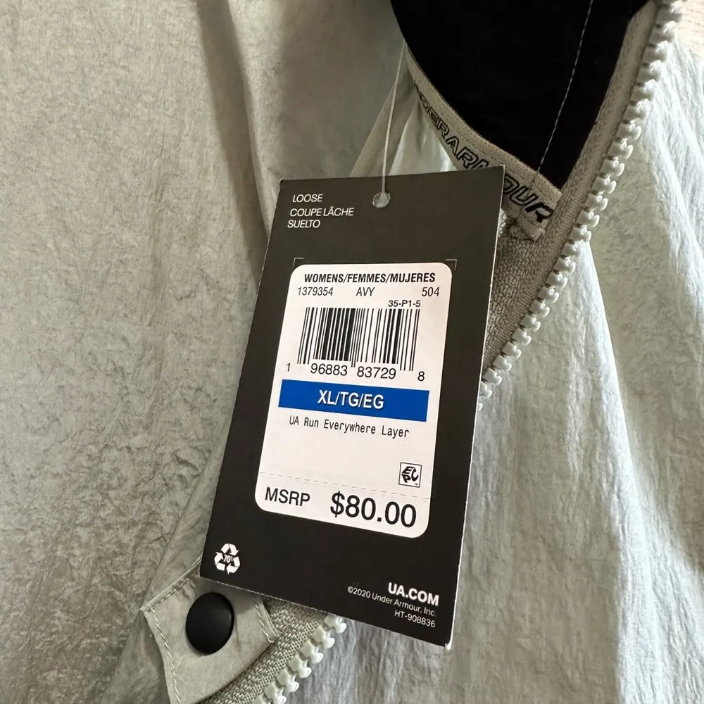 Under Armour Run Everywhere Layer Lightweight Packable Jacket Size XL NWT - Image 6