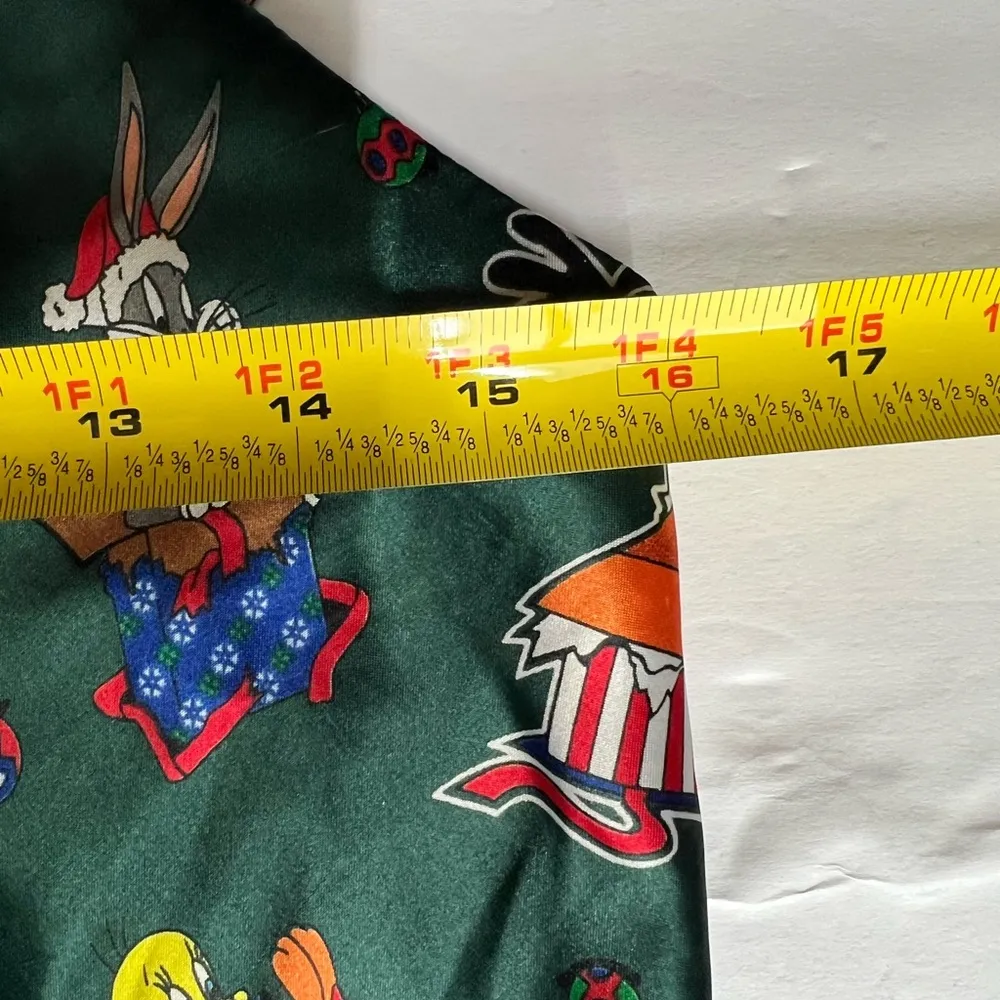 Looney Tunes vintage Christmas sleep slip dress silky tweety S PJs presents 90s - Image 6