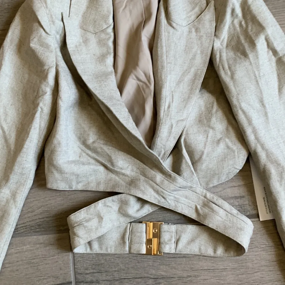 Ronny kobo lilo blazer in sand Tan - Image 2