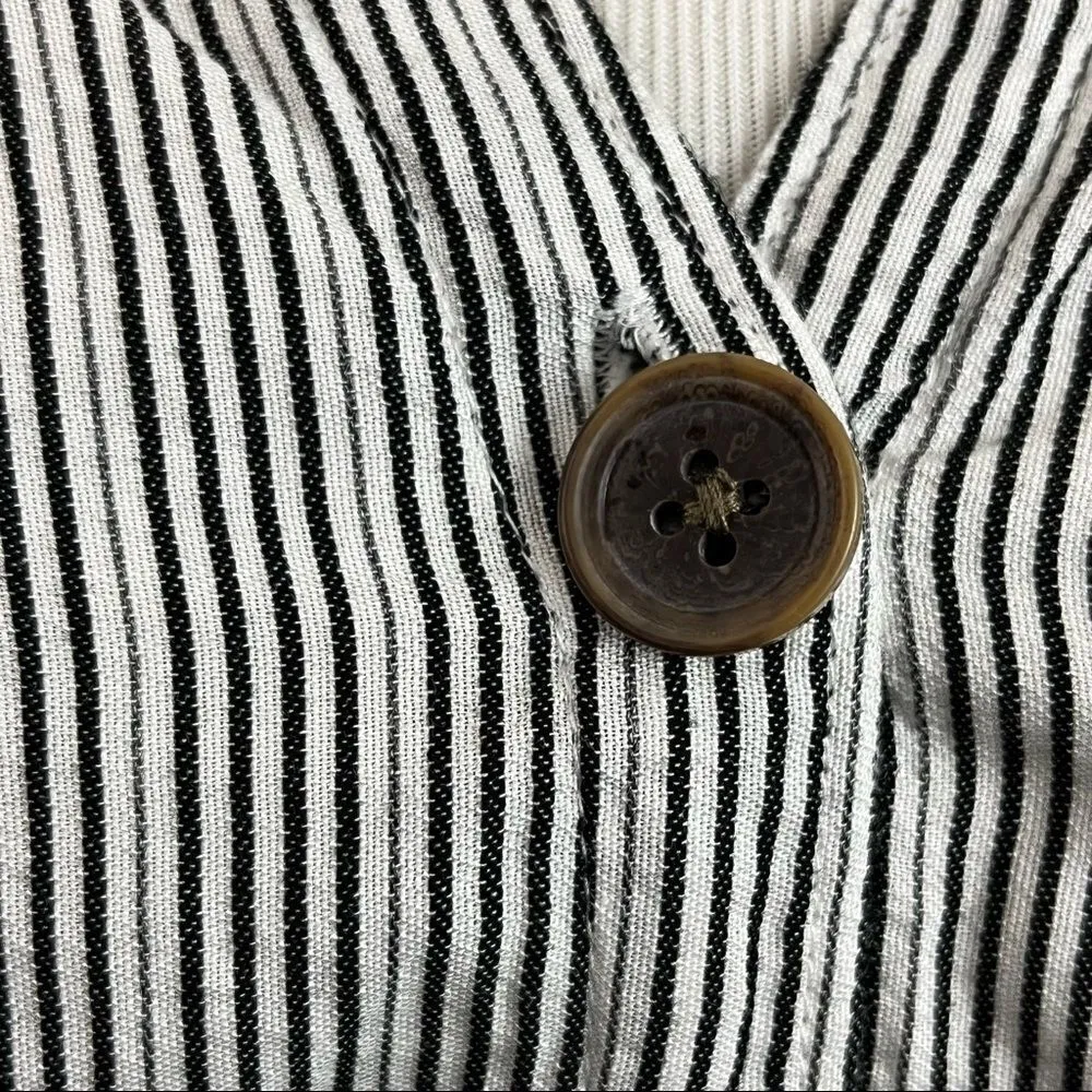 Sanctuary Ellis Micro Striped Button Down Shirt Dress M - Image 5