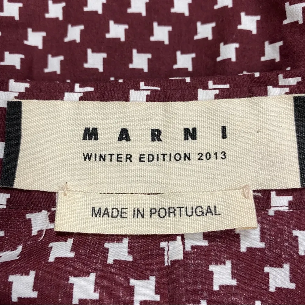 Marni winter edition 2013 sleeveless print blouse Size XS - Image 5