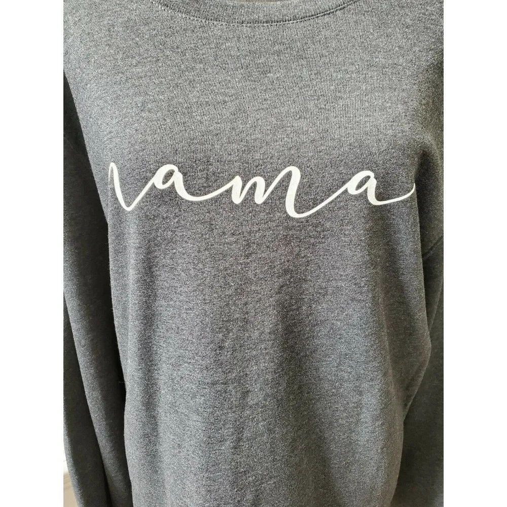 Positive Tees Women Gray Cotton & Polyester Long Sleeve Casual Blouses Shirt 3X - Image 3