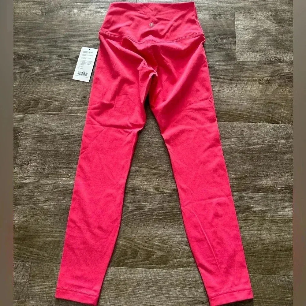 HeyNuts Women’s Essential 7/8 Yoga 25" High Rise Size XS Hot pink NWT - Image 7